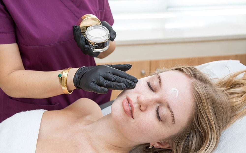 The process of microneedling treatment is completed under the care of a nurse.